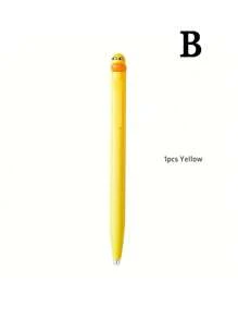 SHEIN Duck Pens Fingertip Small Pulley Roller Skating 0.5mm Ballpoint Black Color Gel Ink For Writing Office School Back To School