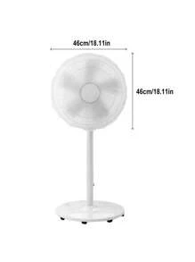 SHEIN 1 Stück 46 cm (18 Zoll) Lüfterblattabdeckung, weiße halbausziehbare staubdichte Lüfterüberzug für den Hausgebrauch, wasserdicht, feuchtigkeitsbeständig, staubdicht, Lüfterschutzabdeckung, einfach an- und auszuziehen, waschbar und wiederverwendbar, hält den Lüfter für Schule, Büro, Haushalt, Reisen sauber, waschbar, wiederverwendbar, Tasche, Organizer, Lagerung, Weihnachtsgeschenk
