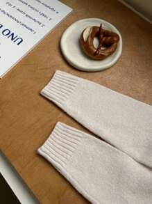 Franclia Women Elegant Simple Versatile Cardigan Fall Winter Cloth For Women - Beige - View 4