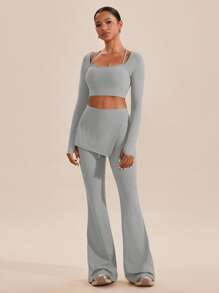 VARSIVA 吸湿排汗速干亲肤女士运动裤 - 灰色 - 查看 5