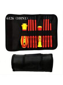 5/9/10 件 AS 塑料手柄螺丝刀头 9 件套多功能螺丝刀套装绝缘精密螺丝刀套装，男士工具