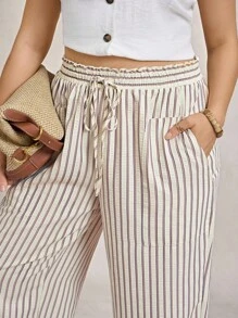Zelara Quần ống đứng ống rộng kẻ sọc buộc eo cỡ lớn cho nữ Quần nữ Quần ống rộng kẻ sọc nhiều màu Old Money, Kỳ nghỉ, Trở lại trường, Quần Old Money, Giáo viên, Sân bay, Đơn giản & Thời trang, Trang phục thường ngày, Đi làm Quần công sở tối giản Old Money, Đi làm hàng ngày & Thiết yếu cho hoạt động ngoài trời, Tiệc tùng cá nhân thanh lịch, Thanh lịch và thời trang khi đi làm, Phong cách Siren văn phòng, Phong cách kỳ nghỉ, Ngày lễ, Boho/Bohemian, Thích hợp cho mùa xuân, mùa hè và mùa thu Phong cách thường ngày rộng rãi Quần Navycore dành cho nữ Quần Navycore Hàng hải thường ngày dành cho nữ Sân bay Mùa thu Trường học cỡ lớn Phong cách Old Money dành cho nữ - Màu be - Xem 6