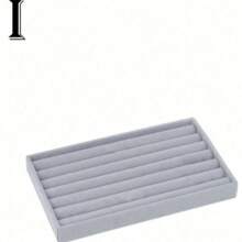 Jewelry Tray Organizer, Jewelry Necklace Earring Ring Display Storage Box, Stackable Jewelry Holder Case Makeup Cosmetic Organizer For Earrings Necklace Rings Bracelets Pendants Pearl