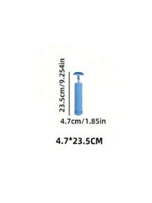1PC Vacuum Compression Zipper Storage Bags,Storage Containers, Storage Bags.School Bag,Vacuum Compression Bag [Pump Not Included] For Clothes, Quilts, Cabinet,Dolls, Girls Toys Storage-Saves 80% Space, Travel Storage Bag (5 Sizes Available) Decorations Autumn Decor Festival Decor Room Decor Home Decor Fall Decor Bedroom Decor Christmas For Holiday Gift Giving - Blue and White - View 11