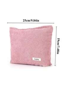 SHEIN 1 件拉链化妆包，可爱化妆包化妆品旅行袋化妆钱包，返校，书包，学校用品，笔筒，房间装饰家居卧室浴室客厅书桌装饰旅行用品婚礼家居装饰生日蘑菇配件礼物送给爸爸妈妈最好的朋友老师男人有趣的礼物收纳珠宝收纳盒度假收纳，波西米亚风，圣诞节