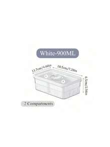 SHEIN 1PC Food Storage Containers, Stackable Refrigerator Storage Box And Storage Organizers, Vegetable And Fruit Organizer, Universal Plastic Refrigerator Storage Container With Fresh Timer Lid Drip Tray - Suitable For Fruits, Vegetables, And Eggs.Christmas - Multicolor - View 14