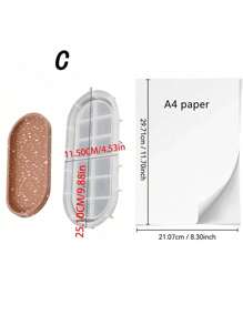 Oval Tray Resin Casting Molds - Silicone Molds For Jewelry Bowl, Basin, Plaster, Concrete - White - View 15