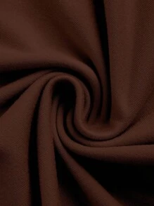 SHEIN EZwear 3 件女士休闲 U 领长袖紧身 T 恤，适合秋冬季 - 彩色 - 查看 4