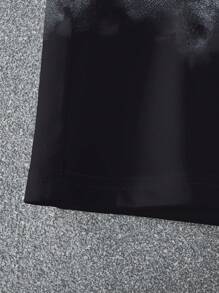 Manfinity Dauomo 男士星星印花圆领短袖休闲T恤和抽绳腰短裤套装