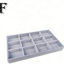 Jewelry Tray Organizer, Jewelry Necklace Earring Ring Display Storage Box, Stackable Jewelry Holder Case Makeup Cosmetic Organizer For Earrings Necklace Rings Bracelets Pendants Pearl