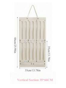 1 pièce Organisateur suspendu pour pince à cheveux - Support pour accessoires de cheveux avec bande élastique, élastique à cheveux, bandeau et chouchou, nouveau style de sac de décoration pour pince à cheveux, décoration de chambre, décoration de maison, décoration de chambre, pour mur et porte - Support pour accessoires de cheveux avec bande élastique, décoration murale, décoration de salon, rentrée scolaire, Noël - Blanc - Voir 10