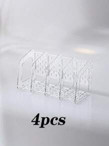 优质亚克力透明加厚创意简约大容量书架，办公桌书籍和文件整理器，返校