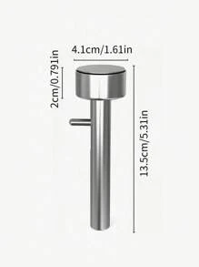 1 pieza Molde para hacer bolas de falafel y albóndigas, herramienta de acero inoxidable segura para alimentos y antiadherente para hacer bolas de falafel y albóndigas, molde profesional de acero inoxidable para hacer falafel