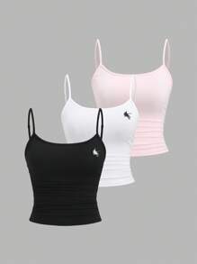 SHEIN Sweetro Áo hai dây tối giản thường ngày dành cho nữ - Nhiều màu - Xem 1
