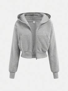 SHEIN Girlism 3pcs/Set Teen Girl Basic Minimalist Cropped Sweatshirt & Leggings & Tank Top Clothes, Casual, Sportswear, Loungewear, Back To School, Fall Concert Outfit Winter - Multicolor - View 13