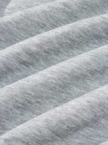 Attitoon Retro American Campus Style Casual Plus Size Unisex Women's Loose Half-Zip High Neck Fleece Hoodie, Suitable For Autumn/Winter College Clothes Gray Sweatshirt Fall Clothes New York Sweatshirt Brooklyn Sweatshirt Women Sweatshirts New York Outfits Women