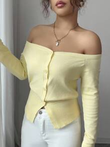 Elenzga 新款女V领开衫欧美风百搭简约时尚针织上衣