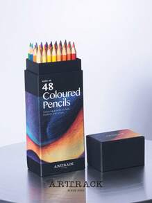 Set de lápices de colores a base de aceite para pintura, material de papelería y útiles escolares