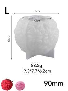 Khuôn nến trụ hình học, Khuôn hương liệu xoắn ốc 3D, Khuôn thạch cao & nhựa xoắn sóng bất đối xứng, Khuôn làm nến tự làm cho đồ thủ công bằng đất sét polyme, đồ trang trí nghệ thuật gia đình - trắng - Xem 10
