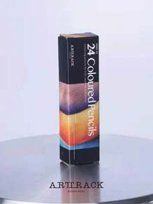 Set de lápices de colores a base de aceite para pintura, material de papelería y útiles escolares