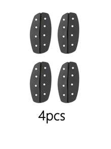 SHEIN Clips de tirantes de silicona para sujetadores, color nude/blanco/negro, almohadillas para los hombros antideslizantes, protector de tirantes de sujetador suave e invisible (con agujeros)