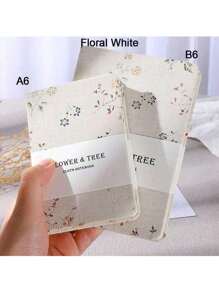 SHEIN 264 页，亚麻布精装 B6/A6 笔记本，配有 100gsm 优质纸张、内袋、粗花、生命之树返校 - 彩色 - 查看 14