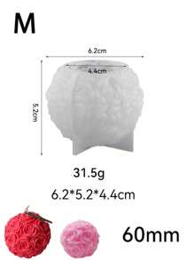 Khuôn nến trụ hình học, Khuôn hương liệu xoắn ốc 3D, Khuôn thạch cao & nhựa xoắn sóng bất đối xứng, Khuôn làm nến tự làm cho đồ thủ công bằng đất sét polyme, đồ trang trí nghệ thuật gia đình - trắng - Xem 9