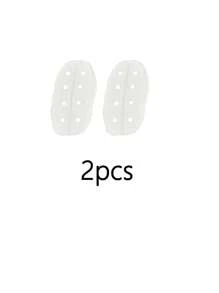 SHEIN Clips de tirantes de silicona para sujetadores, color nude/blanco/negro, almohadillas para los hombros antideslizantes, protector de tirantes de sujetador suave e invisible (con agujeros)