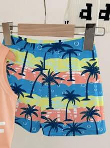 SHEIN Conjunto informal suave y cómodo para bebé niño, adecuado para primavera/verano - Multicolor - Ver 7