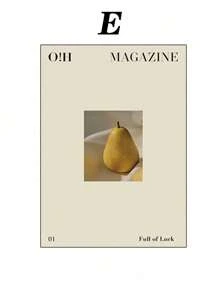 1 pieza Revista en estilo Ins en inglés sencillo, fondo para fotografía, libro en inglés sencillo en estilo Ins, decoración para fotografía en vivo, decoración para fotografía callejera, ornamentos decorativos, adecuado para fotografía de alimentos, joyas y cosméticos, mejor regalo para decoración de vuelta a clases o cumpleaños - Multicolor - Ver 18