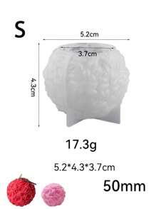 Khuôn nến trụ hình học, Khuôn hương liệu xoắn ốc 3D, Khuôn thạch cao & nhựa xoắn sóng bất đối xứng, Khuôn làm nến tự làm cho đồ thủ công bằng đất sét polyme, đồ trang trí nghệ thuật gia đình - trắng - Xem 11