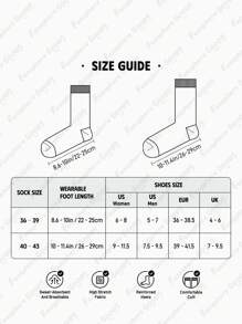 THE POWERPUFF GIRLS X SHEIN 2 đôi tất cổ cao mềm mại, thoáng khí, thấm hút mồ hôi dành cho nữ, họa tiết hoa, bong bóng, hoa mao lương, thời trang và dễ thương, màu trắng và hồng, mũi và gót được gia cố, bền bỉ, phù hợp cho mọi mùa, mọi phong cách - Nhiều màu - Xem 4