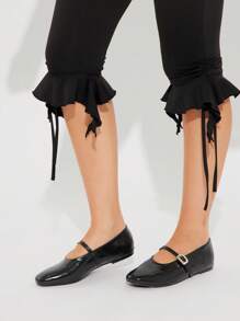 Solezae Women's Classic Elegant Ballet Flats - Black - View 5
