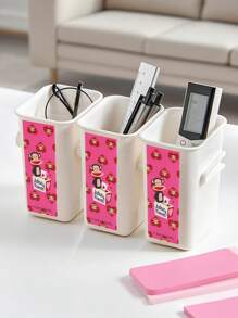 Paul Frank X ROMWE Hộp nhựa đựng thực phẩm phân loại tủ lạnh (1 cái) Nhiều cái có thể xếp chồng lên nhau để lưu trữ, trang trí nhà cửa - Nhiều màu - Xem 3