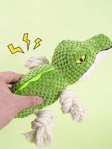 PETSIN 1 件狗狗说话玩具 - 耐用咀嚼玩具，鳄鱼、恐龙、蜥蜴玩偶，自娱自乐和缓解无聊的设备，狗玩具宠物用品，宠物玩具 - 彩色 - 查看 10