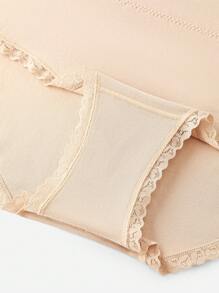 LUVLETTE 3 件装高腰透气基本款棉质内衣女士内裤套装 - 朴实舒适