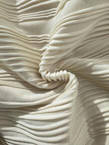 Vaytide 女士度假派对海滩专用面料细肩带露背连体泳衣夏季 - 杏色 - 查看 9