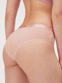 LUVLETTE Bộ 3 quần lót nữ hở lưng cơ bản bằng cotton thoáng khí - Màu pastel phù hợp cho bé gái tuổi teen & trẻ em - Nhiều màu - Xem 8