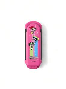 THE POWERPUFF GIRLS X SHEIN 1 chiếc lược nhỏ gọn có thể gập lại họa tiết hoa, bong bóng, hoa mao lương kèm gương, tiện lợi khi mang theo, phù hợp cho cả nam và nữ, lý tưởng cho gia đình, du lịch, đi làm, hoa, bong bóng, hoa mao lương, hoa, trái tim, tình bạn - Màu Hồng Tươi - Xem 6