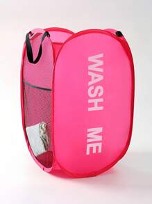 1pc Household Foldable Dirty Clothes Basket, Clothes Storage Basket ,Dirty Clothes Basket Barrel Laundry Basket Bathroom Dirty Clothes Storage Basket New Type Laundry Basket Foldable Popup Net Basket Dirty Clothes Basket With Handlelaundry Hamper,Washing Basketbathroom Organizer,Basket,Storage Basket,Foldable Laundry Basket