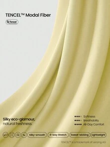 GLOWMODE 莫代尔后背打结长袖T恤 - French Vanilla - 查看 6