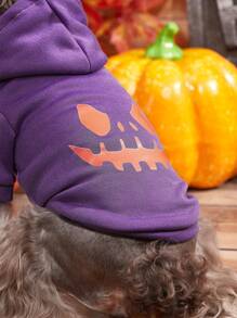 PETSIN 1 Halloween Pet Print Hoodie