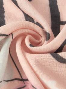 TOM & JERRY X SHEIN 2件套卡通图案柔软透气舒适婴儿襁褓毯，春夏款 - 彩色 - 查看 5