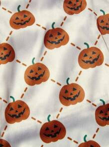 PETSIN 1 قطعة سترة خفيفة وقابلة للتنفس للكلاب والقطط بطبعة اليقطين والرقعة اللون البيج - متعدد الألوان - مشاهدة 2