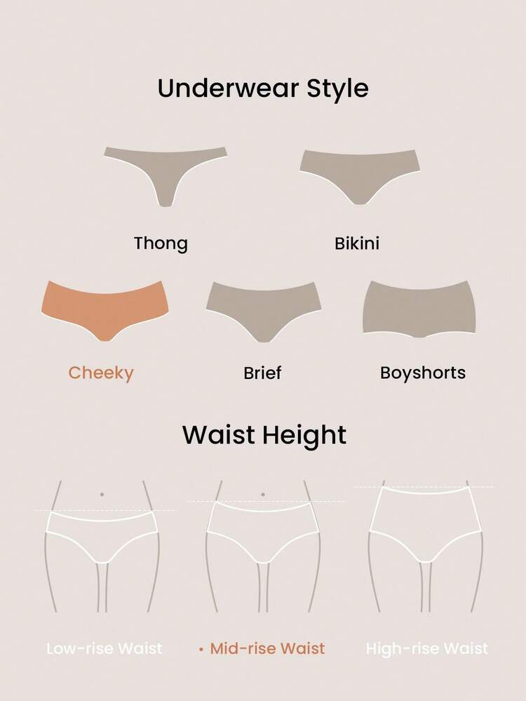 3 paquets de sous-vêtements aériens en coton de base avec taille mi-haute, garniture en dentelle, culotte échancrée aérée pour femmes - bleu glace