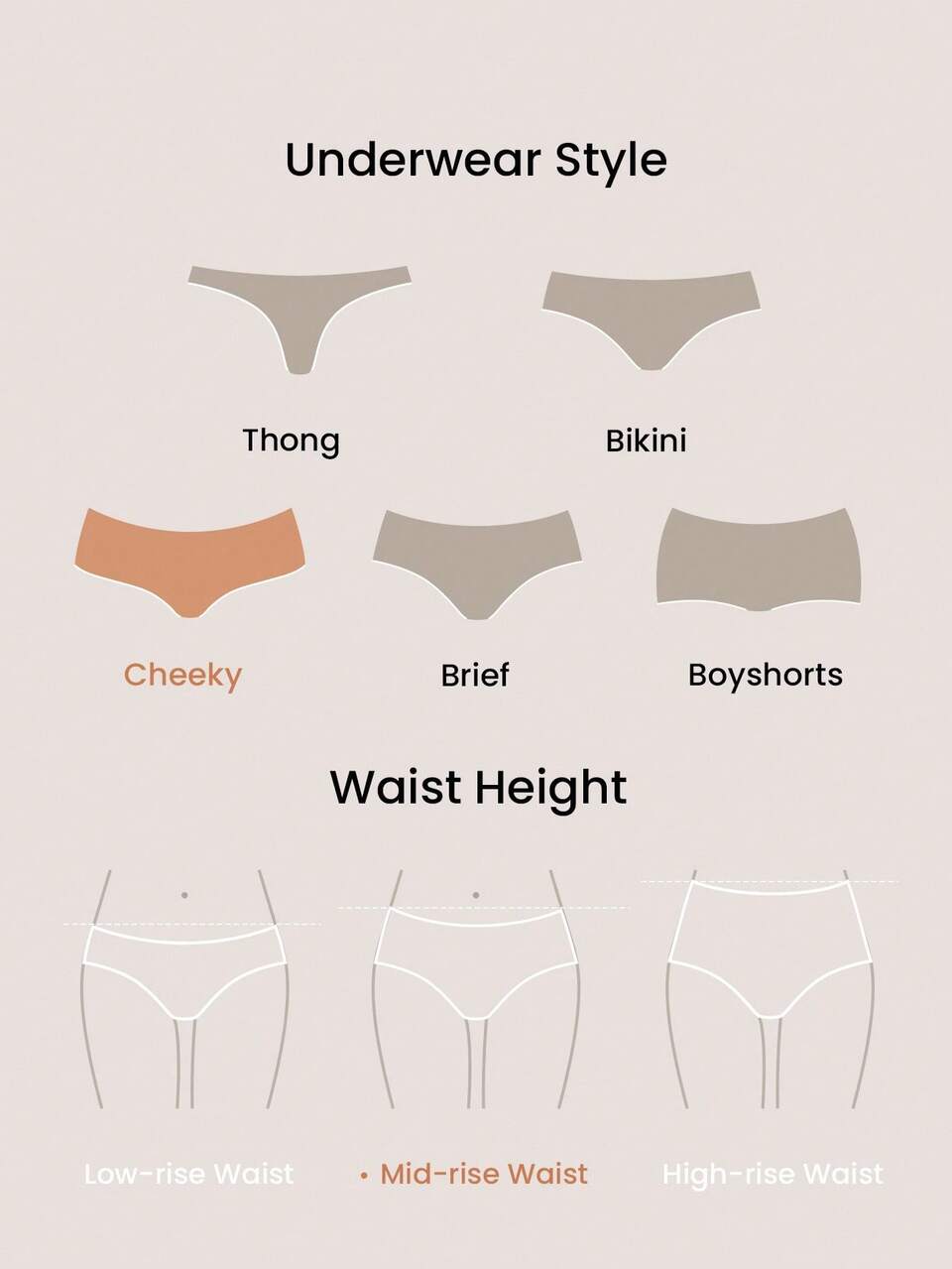 3-Pack Lace Trim High-Waist Briefs
