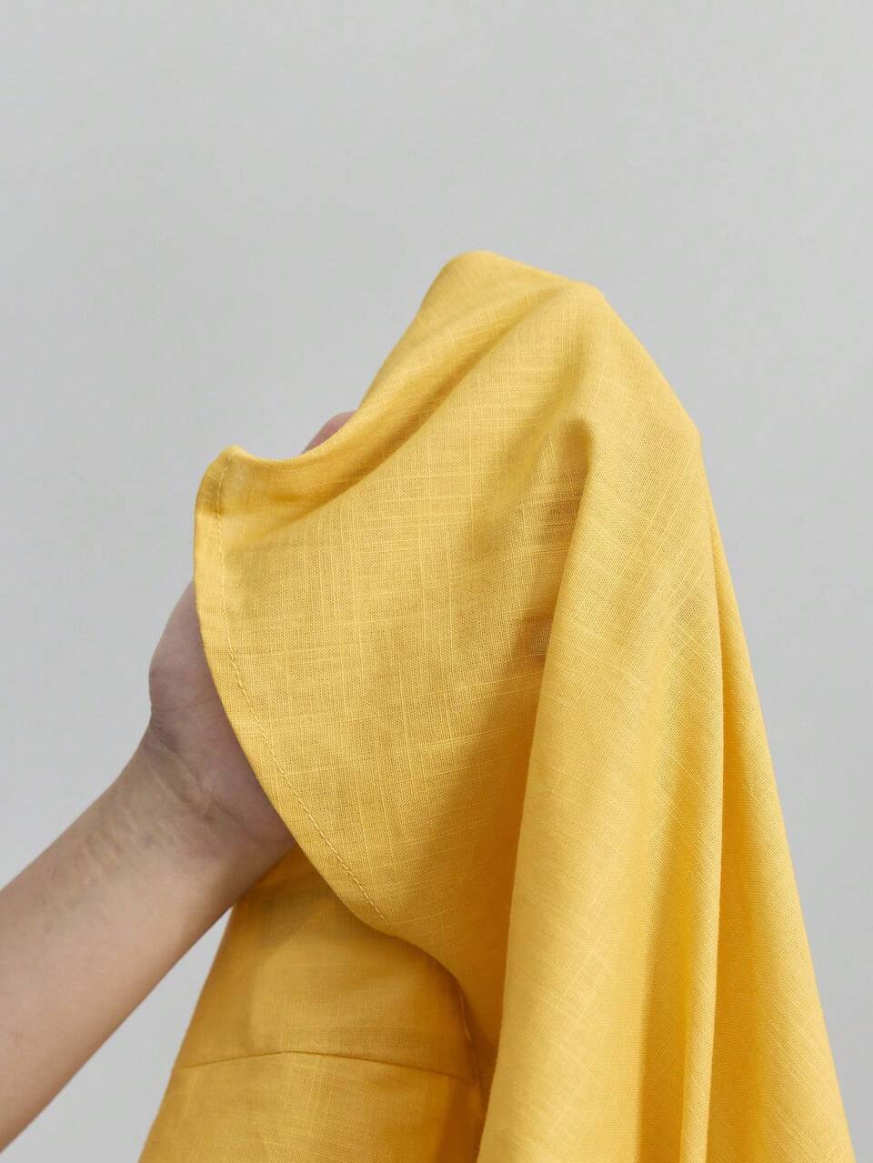 Women's Soft Yellow,Autumn,Elegant,Office Casual Loose Solid Color Long Sleeve Shirt,Urban Style Buttercup Yellow Classic Polo,Business Attire,2025