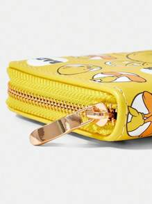 LOONEY TUNES X SHEIN Fashionable Cute Cartoon Tweety Bird Pattern Long Wallet - Multicolor - View 4