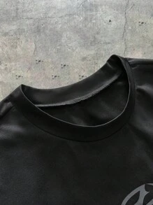 AXEPEAK 3 件套男士针织休闲宽松短袖 T 恤，日常穿着 - 彩色 - 查看 3