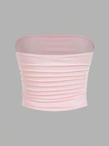 Comfortcana 4pcs Women's Basic Comfortable Ruched Camisole Tops Suitable For Going Out - Multicolor - View 12